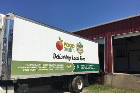 Food Connects, non-profit that delivers locally produced food via their Food Hub, in Brattleboro VT.
